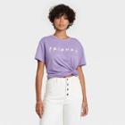 Women's Friends Logo Short Sleeve Graphic T-shirt - Purple