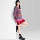 Women's Sequin Mini Skirt - Wild Fable Dark Red Xxs