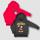 Toddler Boys' 2pk Disney Mickey Mouse & Friends Mickey Mouse Hooded Sweatshirt