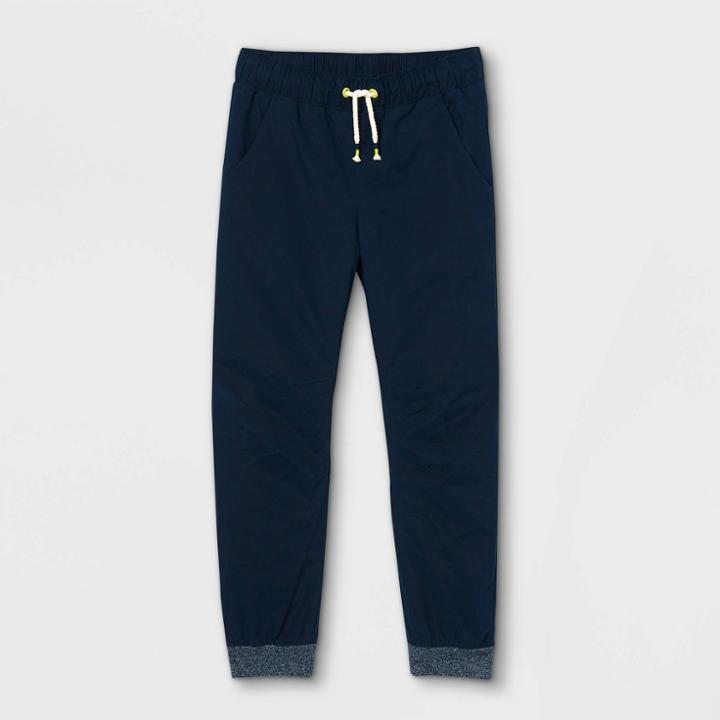 Boys' Lined Pull-on Jogger Fit Pants - Cat & Jack Navy