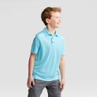 Boys' Golf Polo Shirt - C9 Champion Light Blue Heather