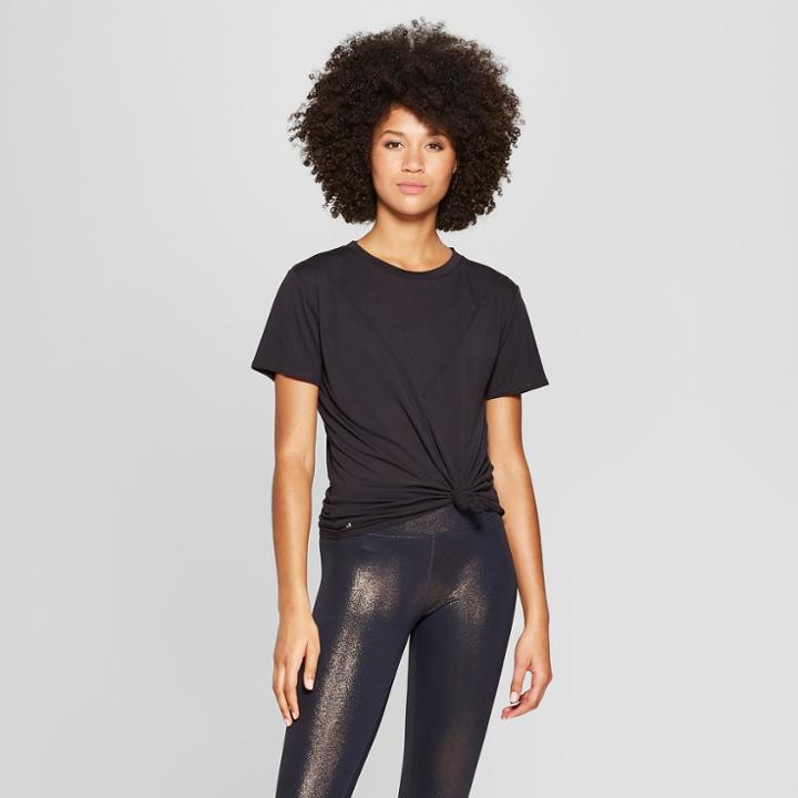 Women's Mesh Back T-shirt - Joylab Black