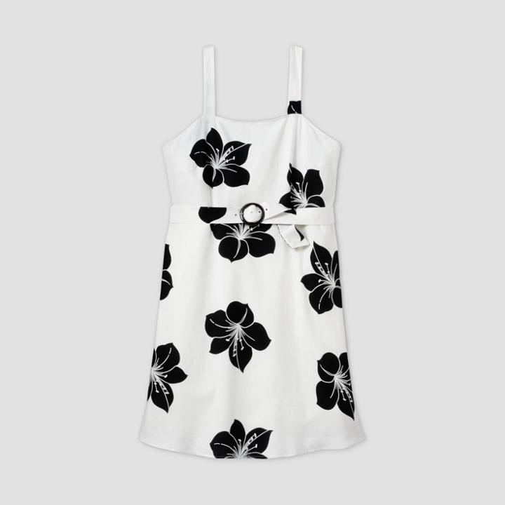 Women's Plus Size Sleeveless Dress - Who What Wear Cream 1x, Women's, Size: