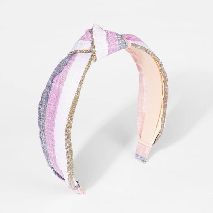 Girls' Striped Knot Headband - Cat & Jack