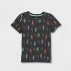 Toddler Boys' Jersey Knit Short Sleeve T-shirt - Cat & Jack Charcoal Gray