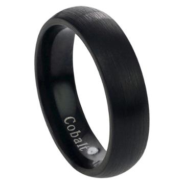 Journee Collection Daxx Men's Cobalt Domed Band - Black