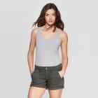 Women's Sleeveless Crewneck Tank Top - Universal Thread Gray