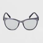 No Brand Adult Anti-fog Cateye Blue Light Filtering Glasses - Crystal Gray