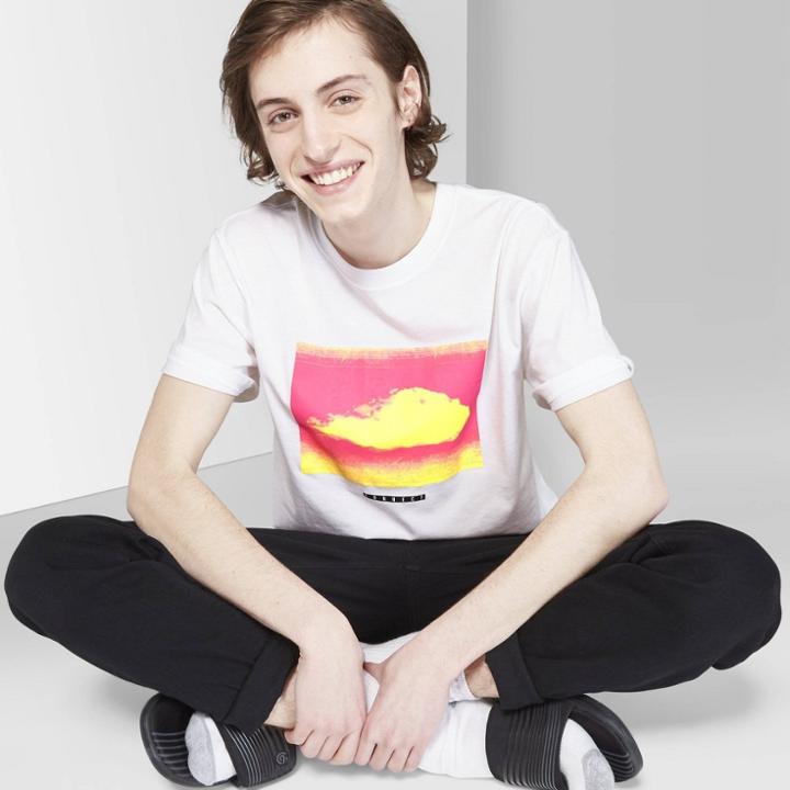 Men's Short Sleeve Silhouette Graphic T-shirt - Original Use White