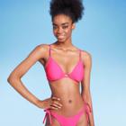 Women's Underwire Bikini Top - Wild Fable Bright Pink Xxs
