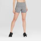 Women's Everyday High-waisted Boy Shorts - C9 Champion Black Heather