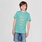 Boys' Short Sleeve Graphic T-shirt - Cat & Jack Turquoise