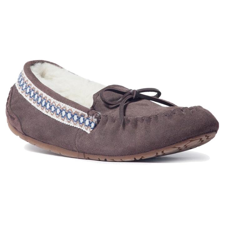 Women's Muk Luks Jane Moccasin Slippers - Coffee