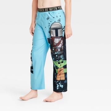 Boys' Lego Star Wars: The Mandalorian The Child 2pk Pajama Pants - Green/turquoise Blue/gray