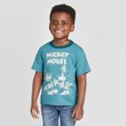 Disney Petitetoddler Boys' Short Sleeve Mickey Mouse T-shirt - Green
