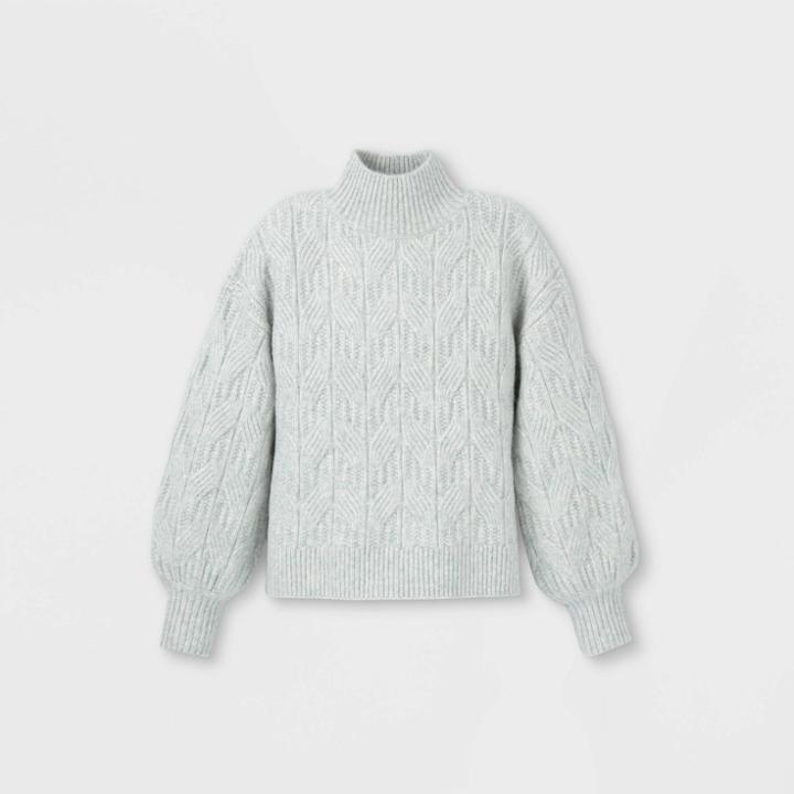Women's Mock Turtleneck Pullover Sweater - Prologue