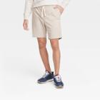 Men's 8 Regular Fit Pull-on Shorts - Goodfellow & Co Light Taupe Xs,