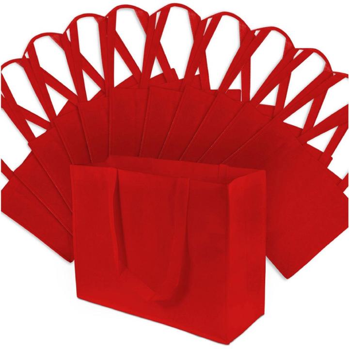 Prime Line Packaging 12pc Gift Bags Red, Gift Bags