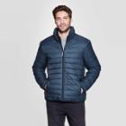 Men's Standard Fit Puffer Jacket - Goodfellow & Co Navy