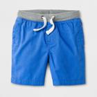Toddler Boys' Chino Pull - On Shorts - Cat & Jack Blue