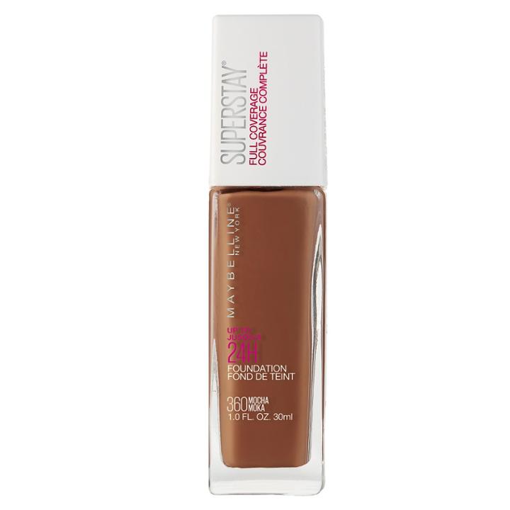 Maybelline Super Stay Full Coverage Foundation Mocha- 1 Fl Oz, Adult Unisex, Brown