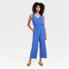 Women's Sleeveless Jumpsuit - Universal Thread Blue