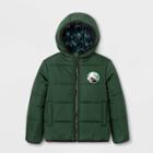 Dreamwave Boys' Jurassic Park Puffer Jacket - Green