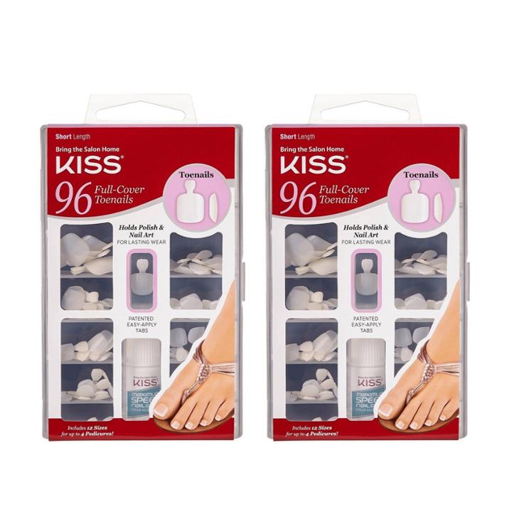 Kiss Nails Kiss 96 Full Cover Toe Fake Nails