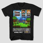 Boys' Minecraft Short Sleeve T-shirt - Black