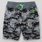 Boys' Jurassic World Camo Print Lounge Shorts - Charcoal