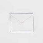 No Brand Sterling Silver Mom Station Extender Necklace - Silver Gray, Women's