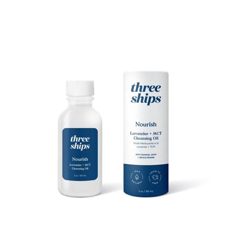 Three Ships Nourish Lavender Cleansing Oil