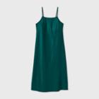 Women's Satin Slip Dress - A New Day Green