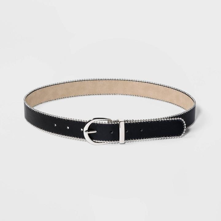 Women's Shot Bead Belt - Wild Fable Black