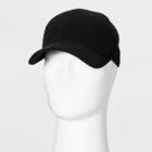 Men's Baseball Hat - Goodfellow & Co Black One Size,