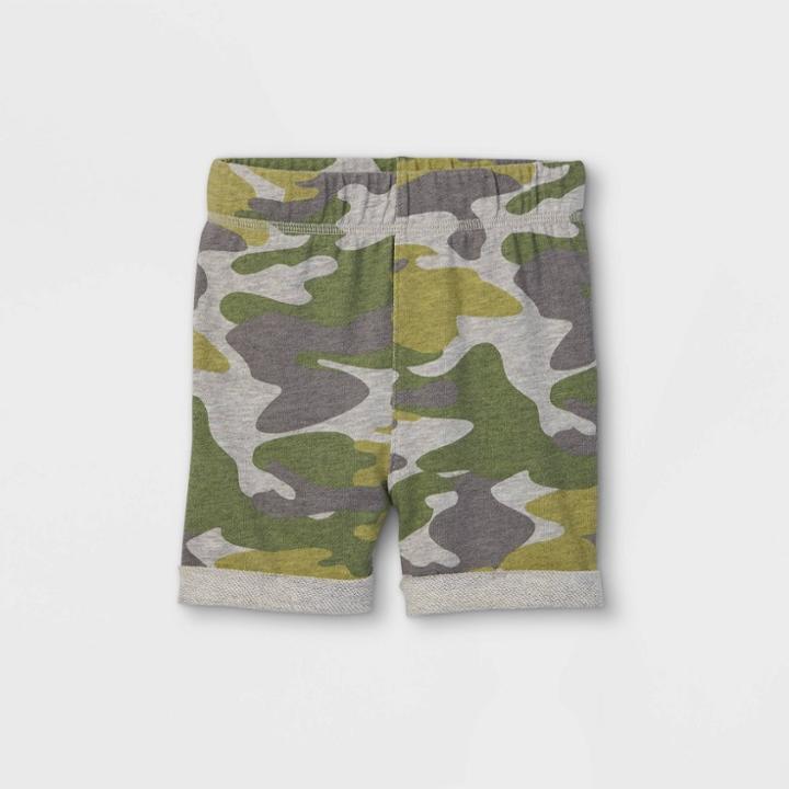 Toddler Boys' Camo Pull-on Shorts - Art Class Heather Gray