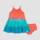 Burt's Bees Baby Girls' Dip-dye Dress And Diaper Cover