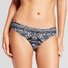 Mossimo Women's Printed Hipster Bikini Bottom - Black/white Print -