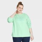 Women's Plus Size Graphic Fleece Sweatshirt - Ava & Viv