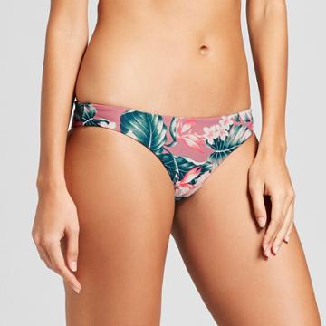 Tori Praver Seafoam Women's Tropical Super Cheeky Bikini Bottom - Sweet Rose