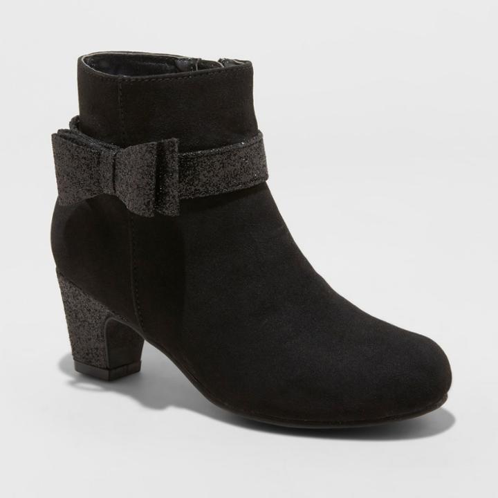 Girls' Flowers By Nina Tonia Fashion Boots - Cat & Jack Black