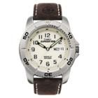Men's Timex Expedition Watch With Leather Strap - Silver/brown T466819j