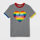 Ev Lgbt Pride Pride Gender Inclusive Kids' We Are Family Graphic T-shirt - Heather Gray S, Kids Unisex,