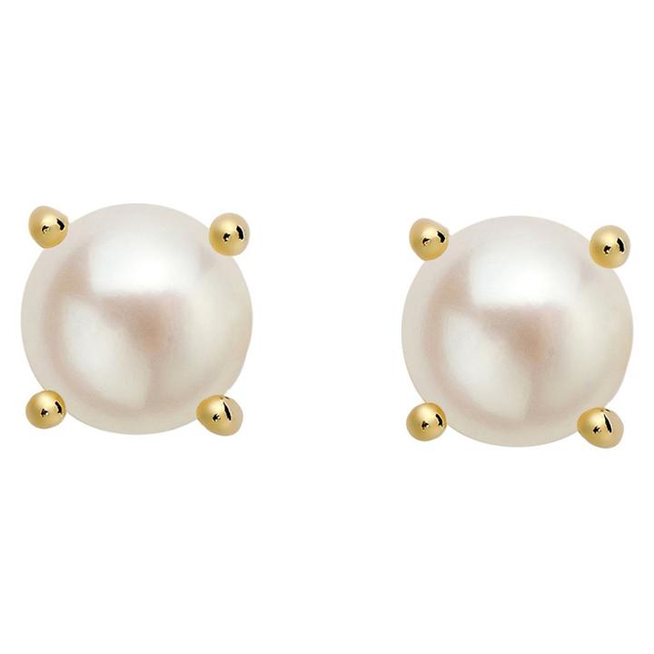 Target Freshwater Pearl Stud Earrings Gold Plated (june), Girl's,