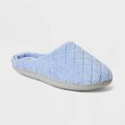 Women's Dearfoams Leslie Quilted Terry Clog Slippers - Blue