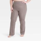 Women's Brushed Sculpt Ultra High-rise Flare Leggings - All In Motion Dark Brown