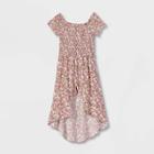 Girls' Smocked Walk-through - Art Class Cream Floral