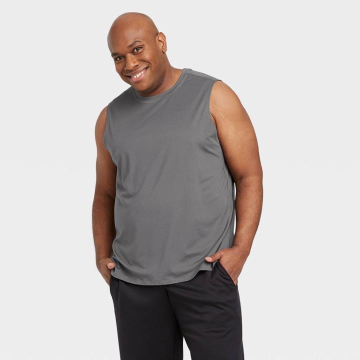 Men's Sleeveless Performance T-shirt - All In Motion Gray