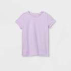 Girls' Short Sleeve T-shirt - Cat & Jack Light Purple