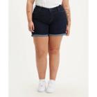 Levi's Women's Plus Size New Jean Shorts - Royal Rinse